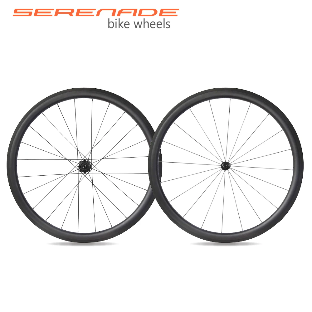 

38mm deep 25mm wide 700c carbon road bike QR Axle tubular wheels with SR030SB hub Shimano 8-11 speed