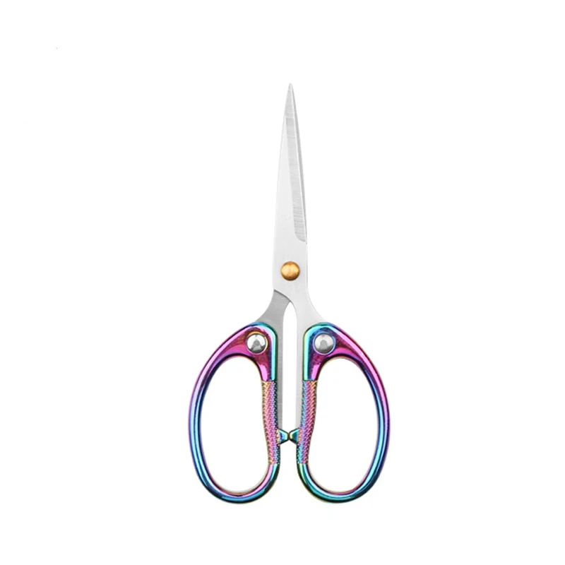 Ножницы винтажные из титановой нержавеющей стали цветные швейные ножницы для