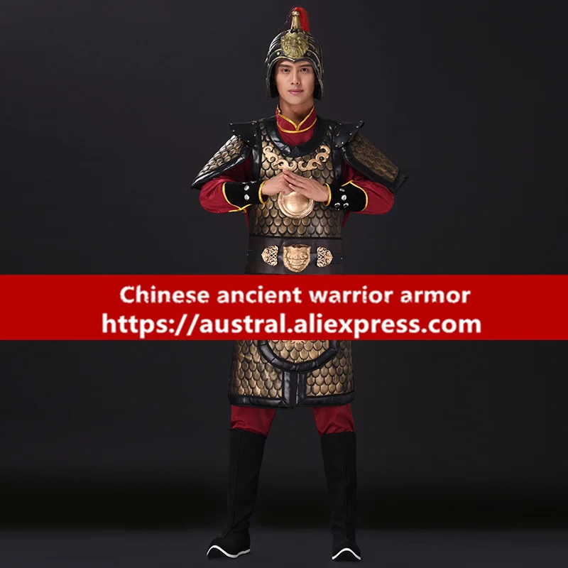 Chinese ancient soldier armor film and television General armor cos performance Patrol uniform TV clothing Zhao Yun Tabard