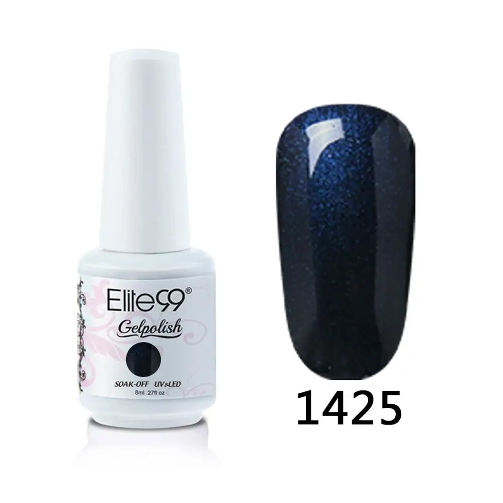 1425 Elite99 8 мл Гель-лак для ногтей Vernis Полупостоянный лак для ногтей УФ-гель лак для ногтей эмаль для маникюра Лак для ногтей - Цвет: 1425