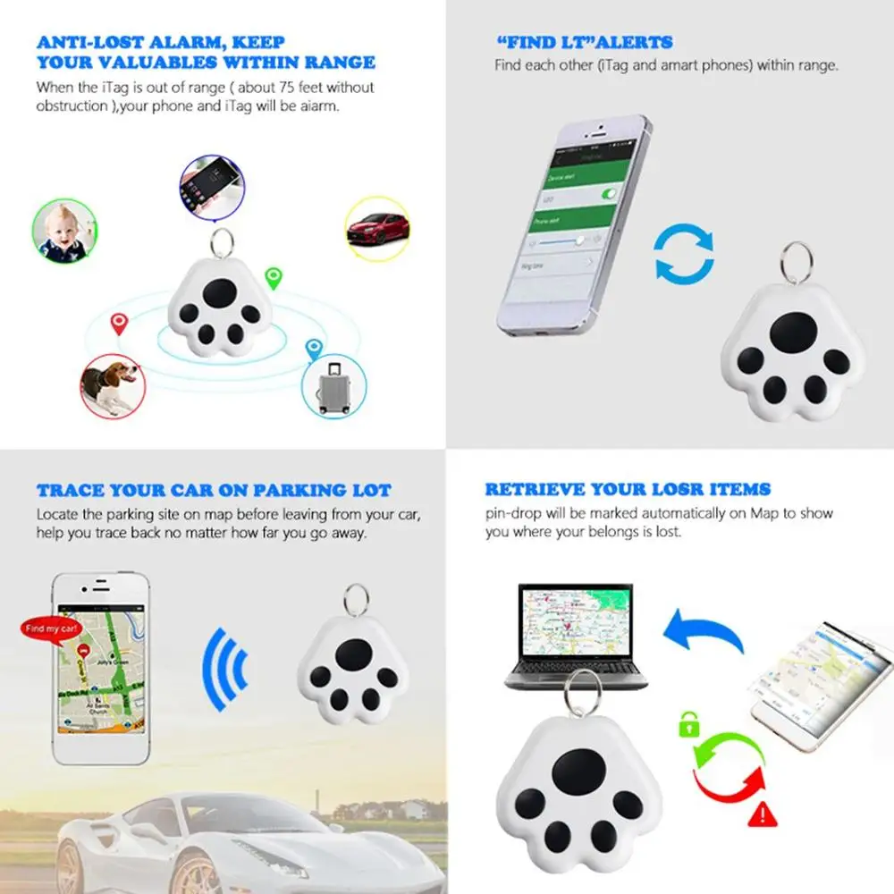 

Dog Claw Wireless Anti Lost Device Two Way Alarm Tracking Self Timer Finder For The Elderly Pet Anti Lost