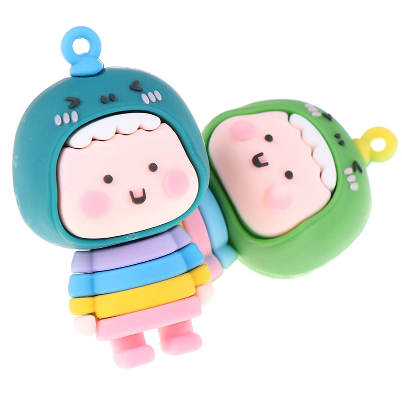 

1pc Dinosaur Doll Figures Micro Landscape Garden Ornaments DIY Keychain Desk Decoration