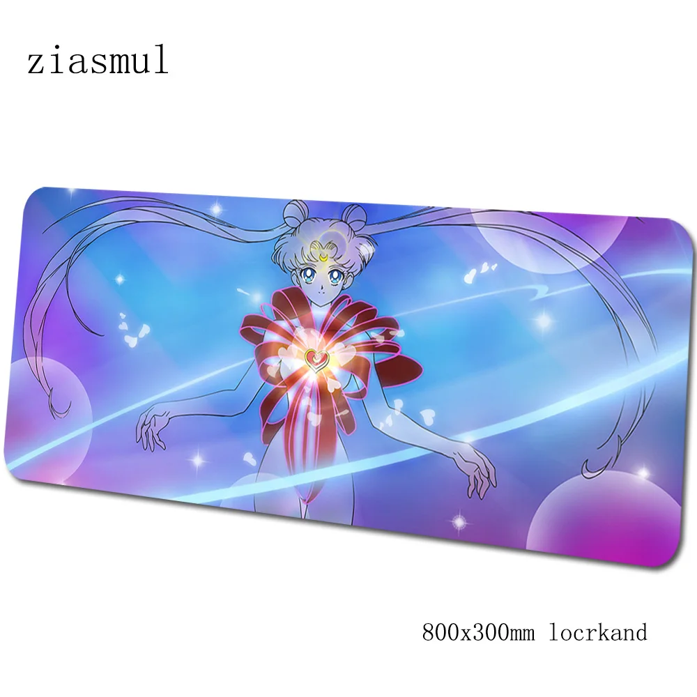 Sailor moon коврик для мыши геймер подставка для запястья 800x300x3 мм notbook коврик для мыши игровой коврик для мыши большой аниме-пэд коврик для мыши ПК настольный коврик для мыши - Цвет: pattern 11