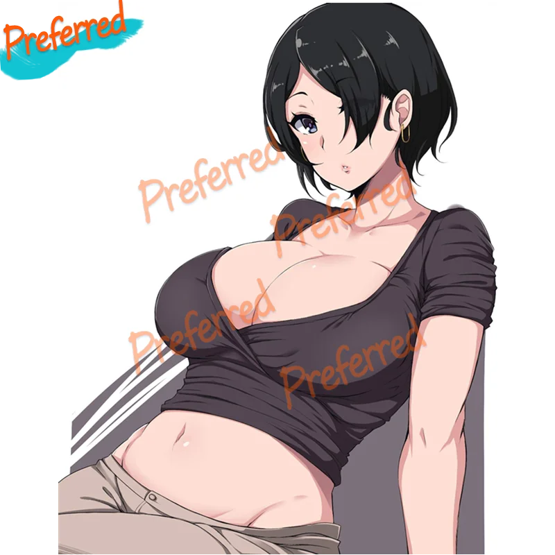 

Interesting Sexy Beautiful Girl Anime Cutewaterproof Car Stickers Decal Anime Car Accessories Decoration Pegatinas Para Coche