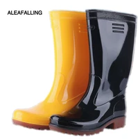 source manufacturer best selling pvc water shoes weak acid weak alkali working rain shoes wear resistant mens rain boots