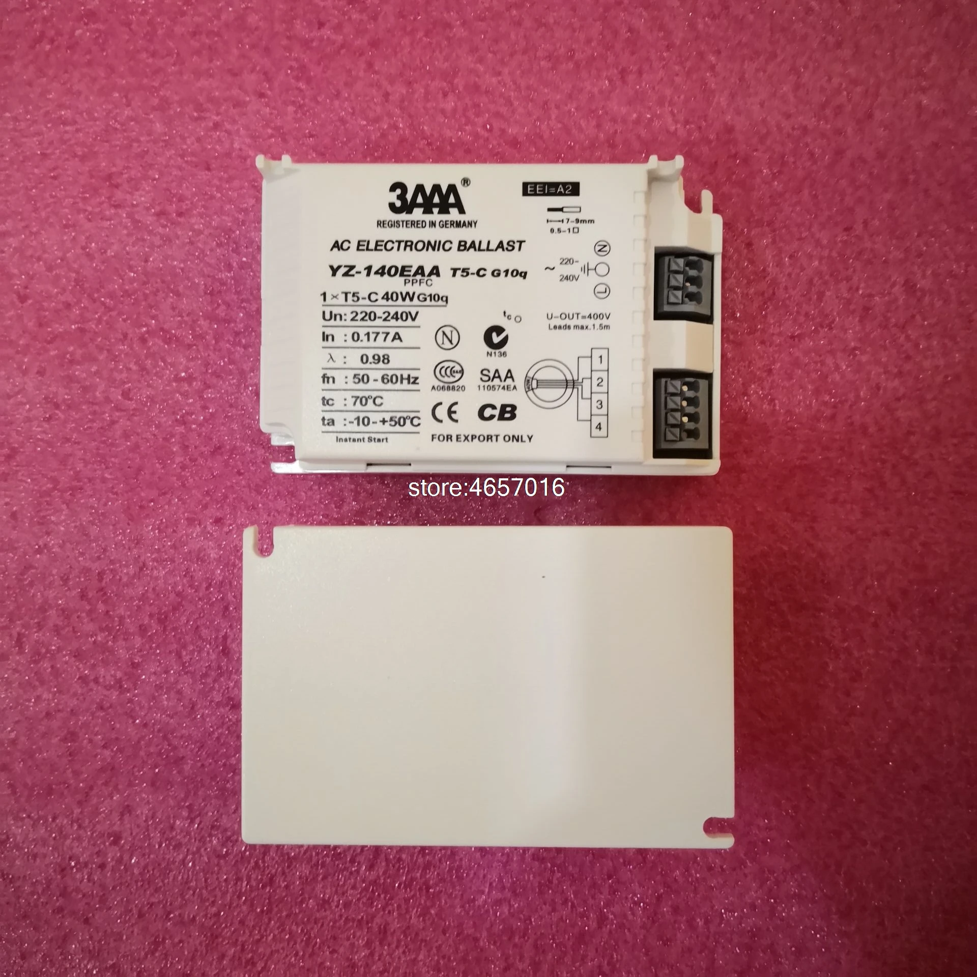3AAA мгновенный старт AC электронный балласт YZ-140EAA FC/T5-C 40W T5 петлевые люминесцентные лампы