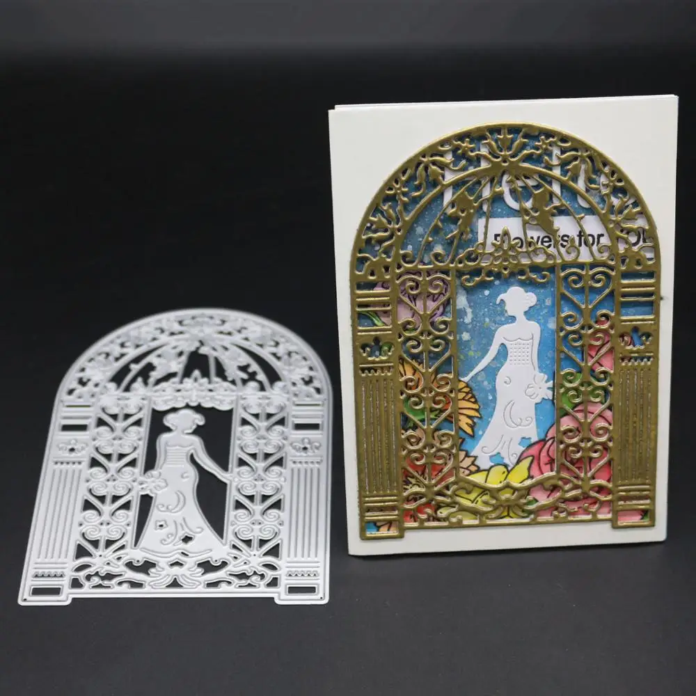 

Beauty pattern cutting mold mold embossing card scrapbooking card album decoration metal crafts.