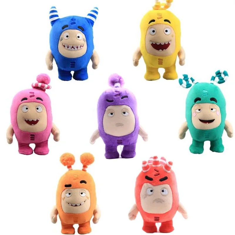 Мягкая набивная кукла Oddbods 23 см аниме плюшевая игрушка с сокровищами солдатиков