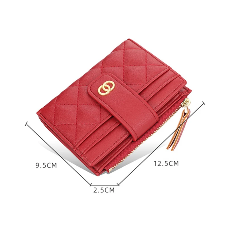 

Baellerry New Women Wallet Hasp Small Short Ladies Wallets Zipper Coin Purse Designer Wallet Luxury Wallet ID Credit Card Holder