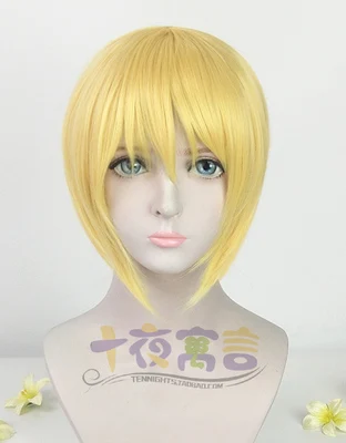 Enen no Shouboutai Fire Force Iris косплей парик для волос Желтый | Тематическая одежда и