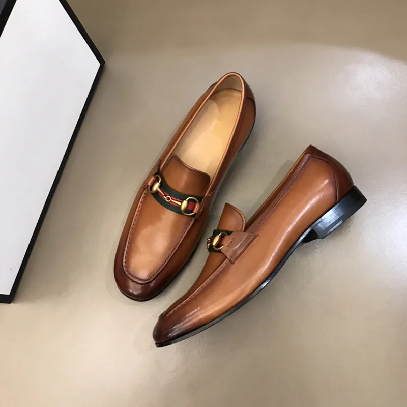 

Men's leather leather shoes