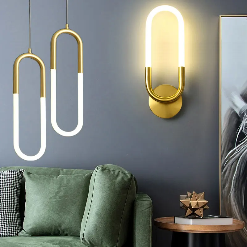 

360 ° glow Wall light 2 installation methods Simple Pendant light Home decoration Bathroom Bedroom Corridor Bedside Wall lamp