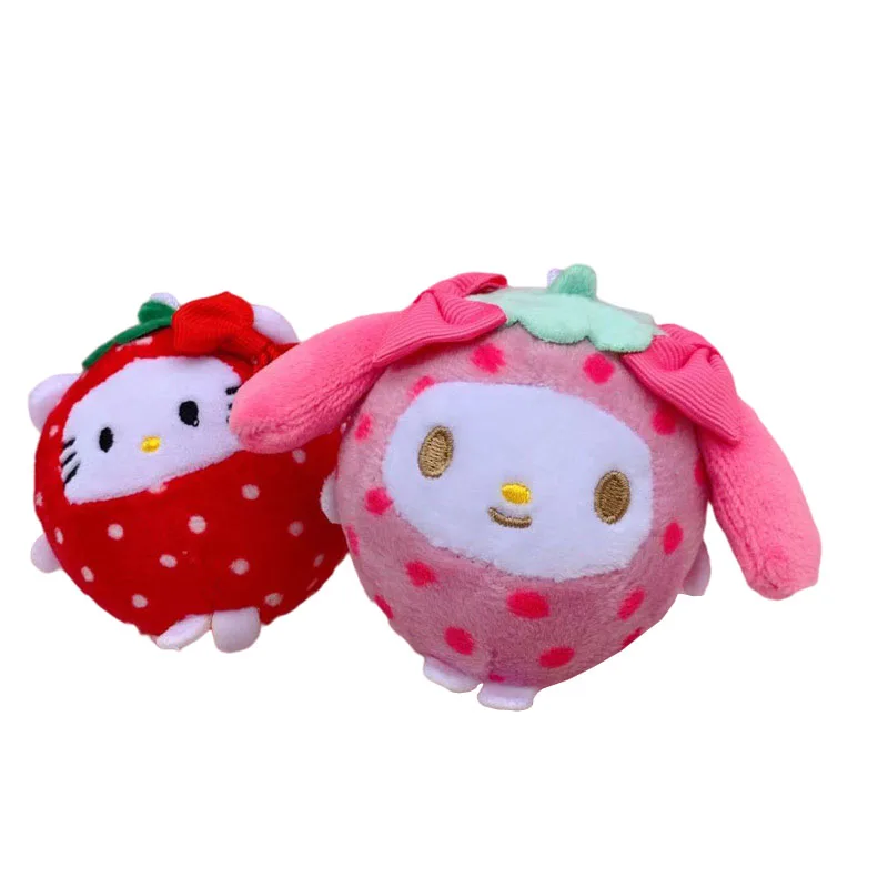 

Kawaii Sanriod Cartoon Anime Series Cute Soft Mymelody Cinnamoroll Cos Strawberry Ornaments Pendant Baby Boy Girls Holiday Gift