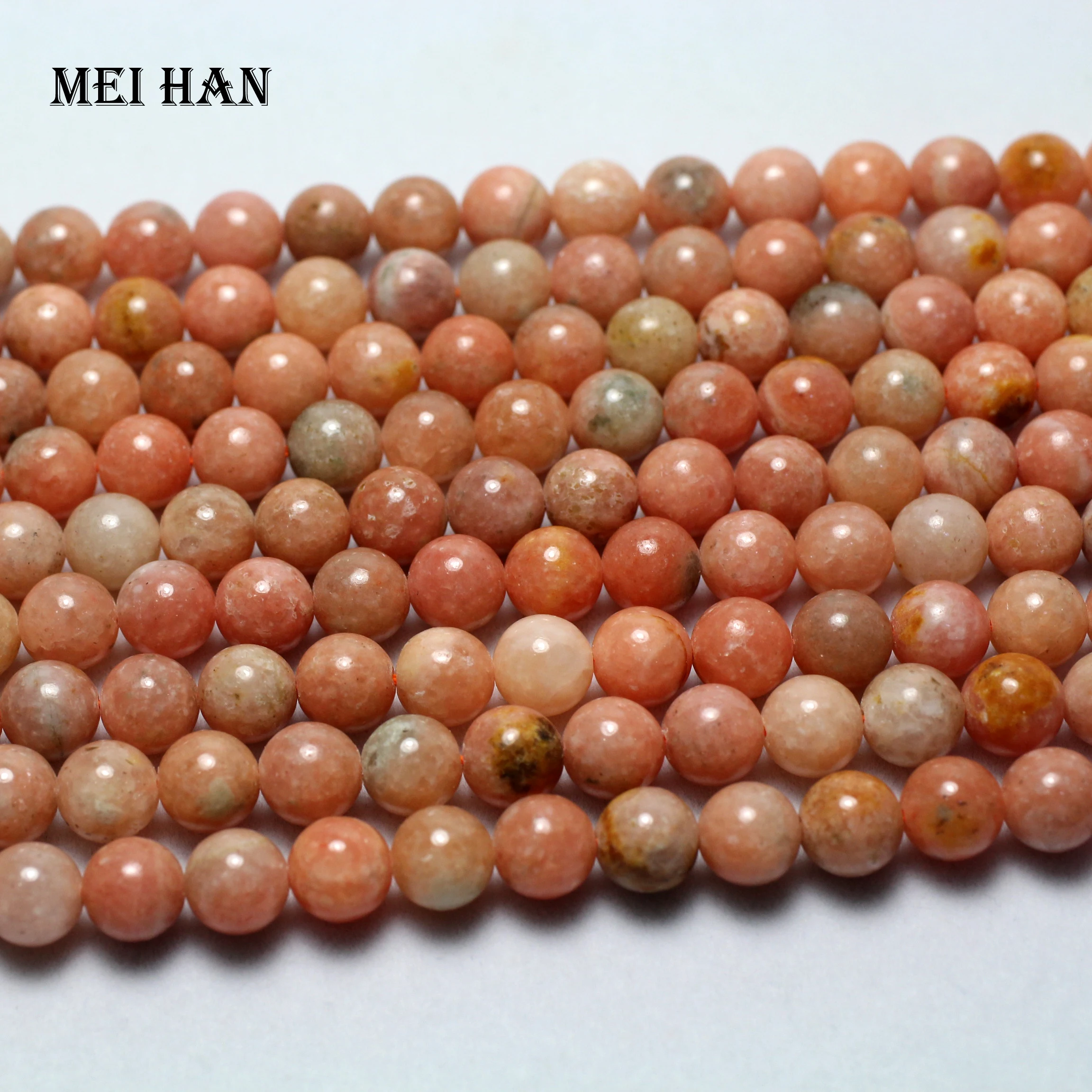 Бусины Из Натурального Кальцита 8 мм для изготовления ювелирных изделий