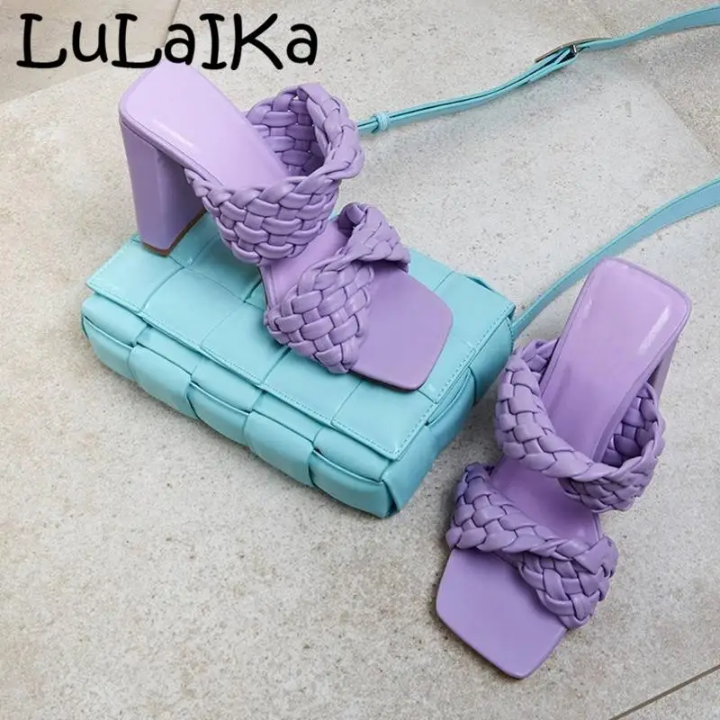 Женские босоножки на ремешках черные кожаные туфли с открытым носком высоком