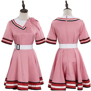 Anime Demon Slayer Kamado Nezuko Cosplay Costume Daily Dress Outfits Halloween Carnival Suit
