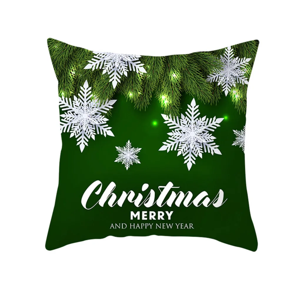 

Pillow Case Pillowcover Cushion Cover Pillowcase Chirstmas Decorative 45x 45cm Multi Pattern Xmas Christmas For Sofa Chair Bed
