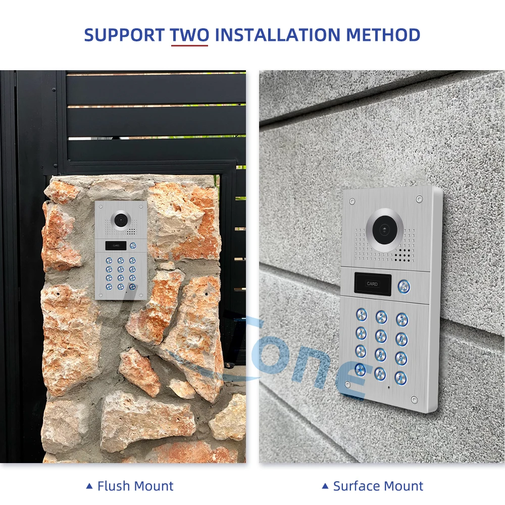 Jeatone 7 дюймов 960P/AHD Tuya Wi Fi видеодомофон для домашней видеодомофона телефонная