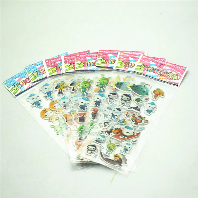 Октонавты мультфильм для детского сада награда стикер 10 листов/лот Дети Мальчики