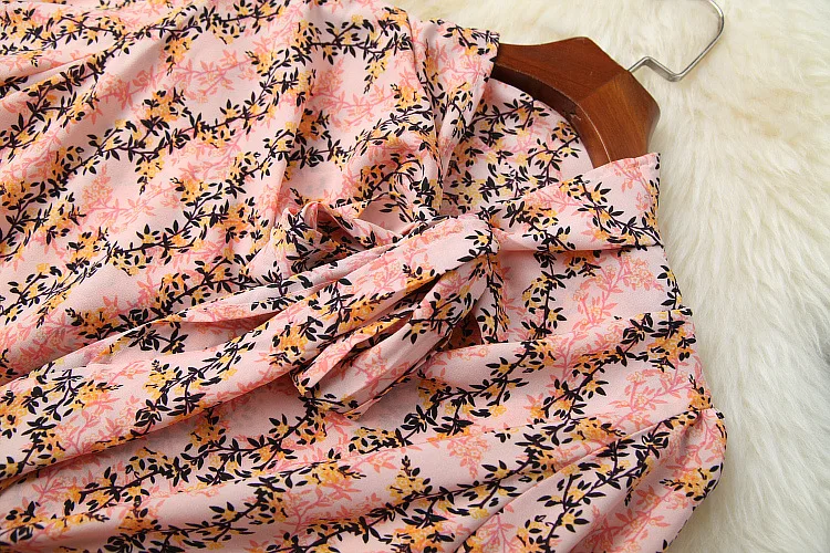 European and American women's clothing new 2021 spring long-sleeved printed shirt  Nine minutes of pants  Fashion suits