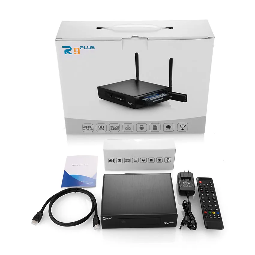 Медиапроигрыватель Move 4K EWEAT R9PLUS с HDR10 2 4/5 8G Wifi BT4.0 USB3.0 HDD четырехъядерный процессор