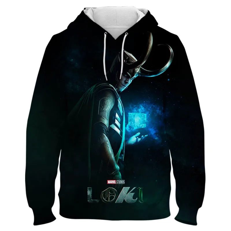 Loki Смешные Мультяшные толстовки с героями мультфильмов Marvel Tv мужские унисекс