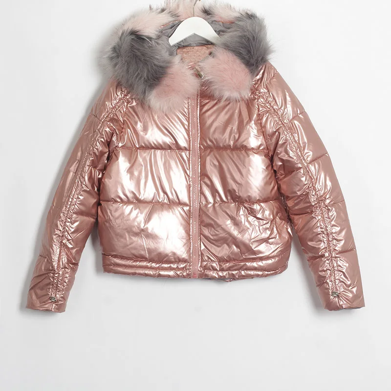 Pink Wixra, женское плотное пальто с капюшоном, зима-осень, новые женские теплые стильные одноцветные куртки, повседневные парки - Цвет: Pink