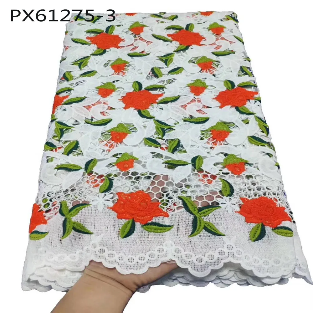 High quality On sale Wholesale red embroidery cord lace Dress Girl Elegant Lace Party - Цвет: 3