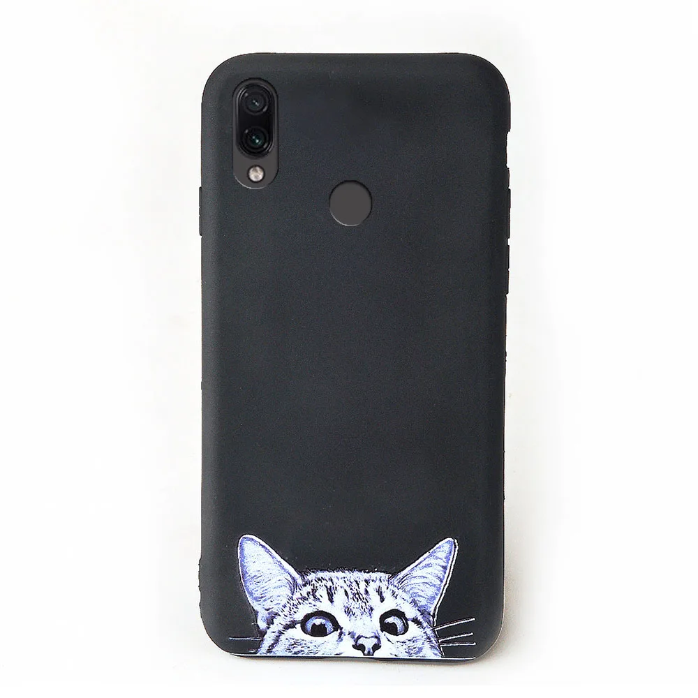 Luxury Hot Soft Silicone Case Cat Hare for Xiaomi Redmi 7 7A GO S2 4X 5 5Plus 6 6A K20 Note 4 5A Pro Fashion Cover carcasa |