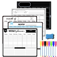 magnetic weekly monthly planner whiteboard for the fridge magnet sticker calendar blackboard marker memo drawing board for notes
