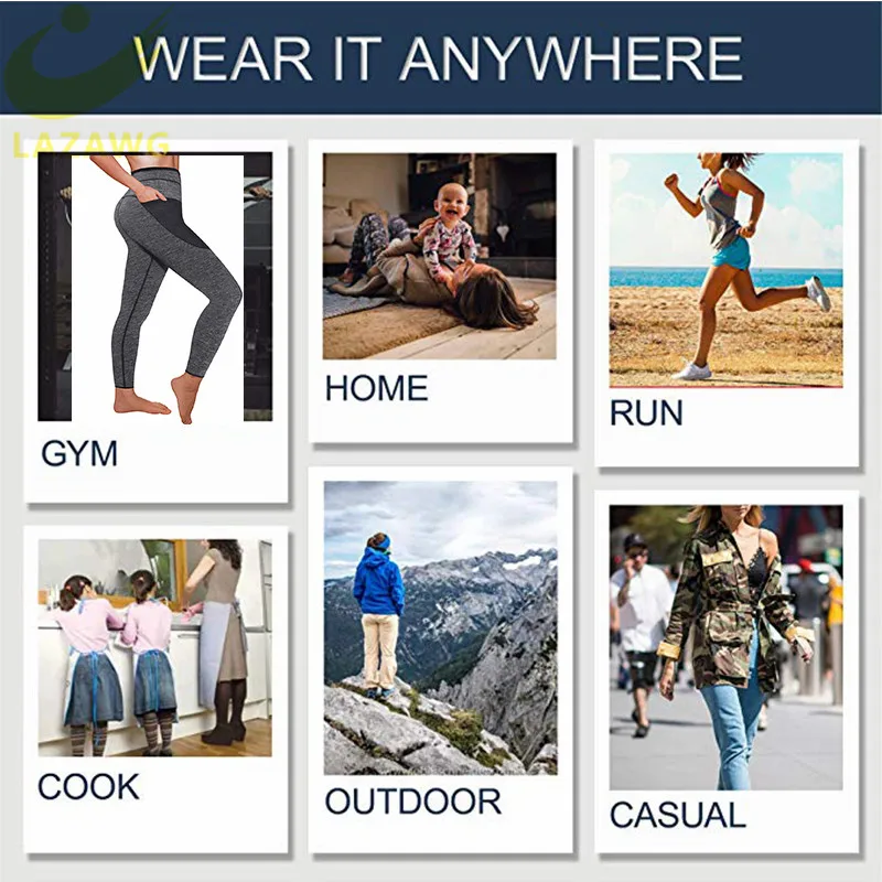 Женские неопреновые штаны для похудения с боковым карманом | Женская одежда