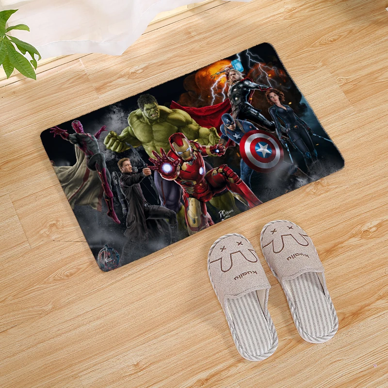 5 Marvel Hero Железный человек печать современный домашний Коврик для двери стелька для кухни ковер для дома и улицы Добро пожаловать ванная комната Противоскользящие коврики - Цвет: 5