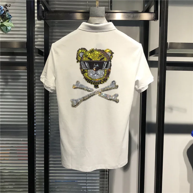 Мужская рубашка-поло брендовая одежда 2020 летняя рубашка с коротким рукавом