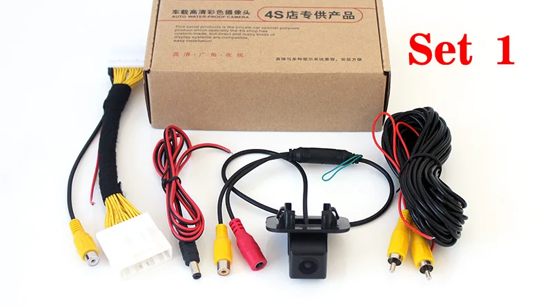 Set 1 Для Mazda 2 Sedan мазда2 Demio DJ~ /28 Pin обратная камера интерфейс для заводской-infoasurement Monitor камера заднего вида - Название цвета: Set 1