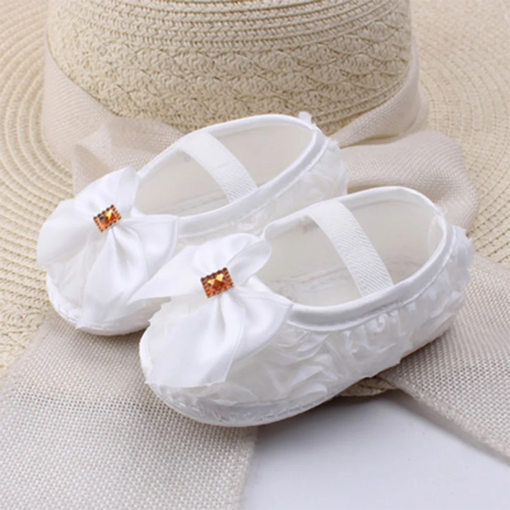 Newborn to18M Infants Baby Girl Soft Casual Popular Bow-Knot Fashion Girls Crib Shoes Moccasin Prewalker Sole Canis | Мать и ребенок