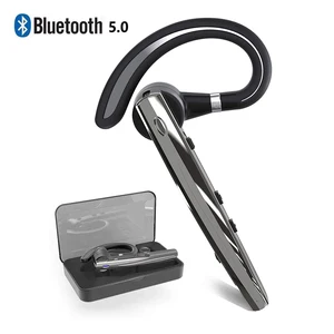 newest b5 bluetooth earphones 5 0 headphones stereo handsfree noise canceling wireless headset with hd mic for all smart phones free global shipping