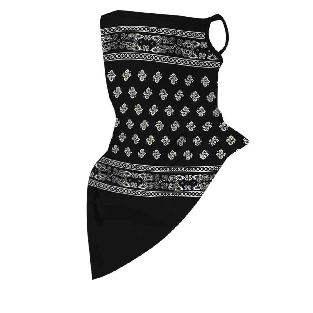 

Outdoor Print Seamless Ear Mask Sports Scarf Washable Scarf Neck Tube Face Dust Riding Dustproof Windproof Hiking Scarves