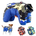 Однотонная зимняя одежда для собак, мягкое теплое женское теплое пальто, водонепроницаемое пальто для маленьких собак, одежда для собак