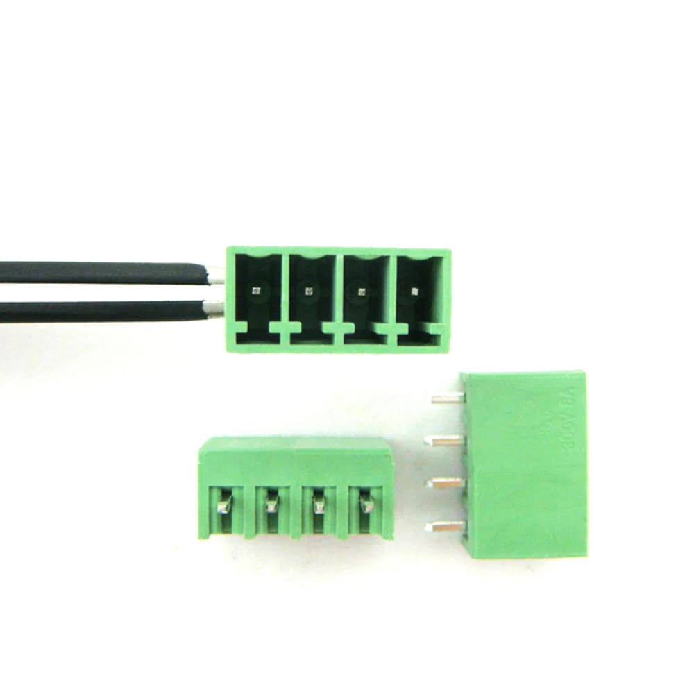 (50 шт./лот) 15EDG-3.5-4P прямой штифт PCB Клеммная колодка Разъем 3 5 мм шаг 4 контакта