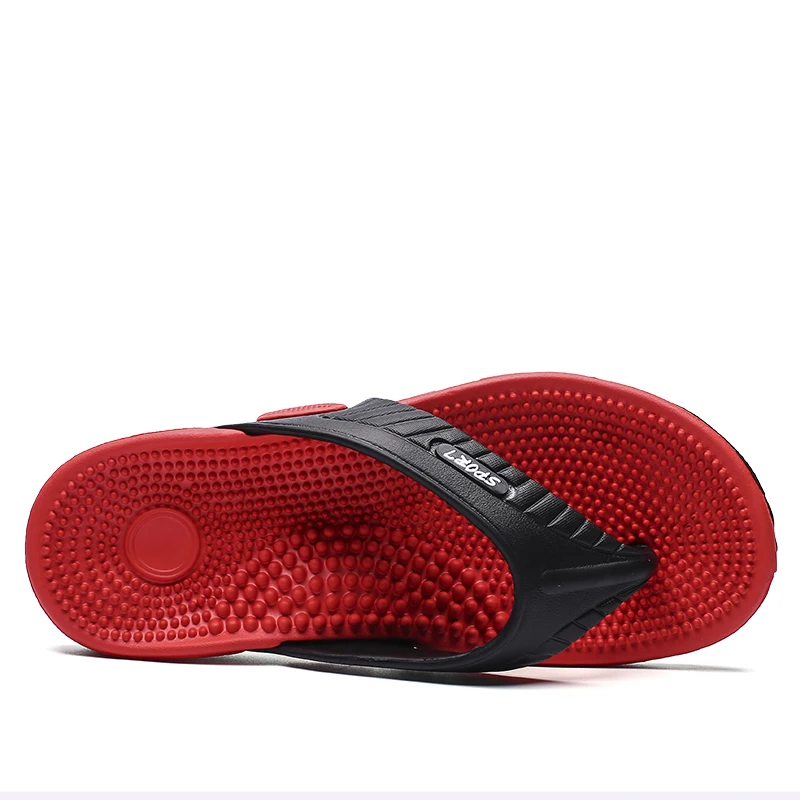 JUNJARM новые летние мужские шлепанцы высококачественные пляжные сандалии тапочки