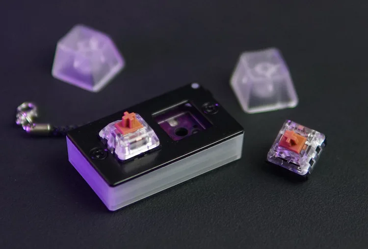 

Mini Keyboard 2 Keys game cool keyboard OSU keyboard custom RGB backlit pluggable Type-C interface mechanical keycaps