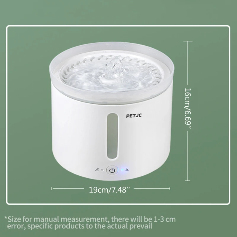 

Pet Fountain Automatic Cat Water Fountain Dog Water Dispenser for Cats, Dogs