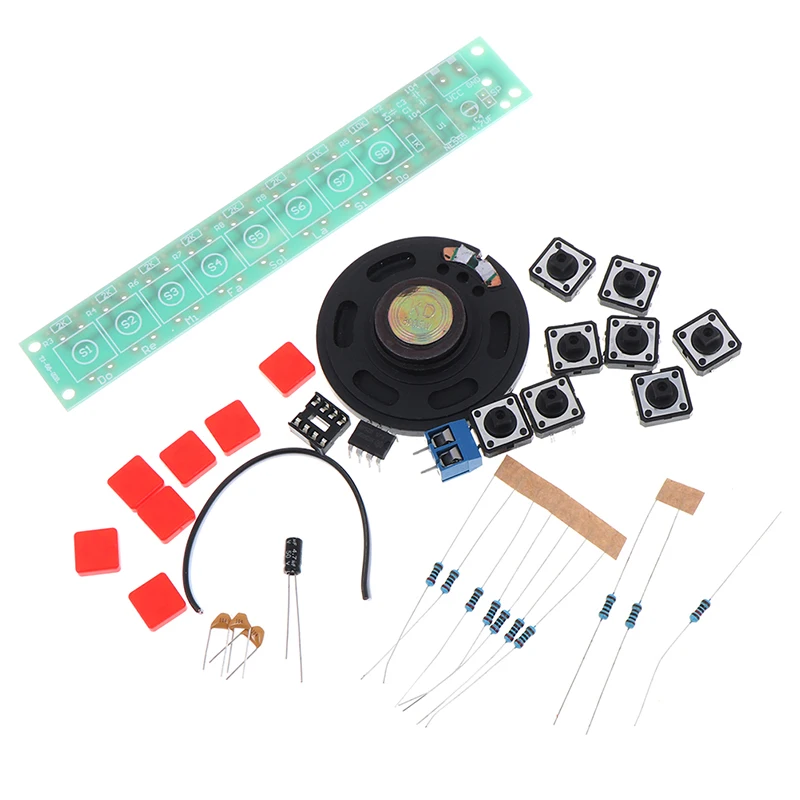 

1 Set DIY Kit NE555 Component Electronics Piano Organ Module Battery Box Tool Accessories