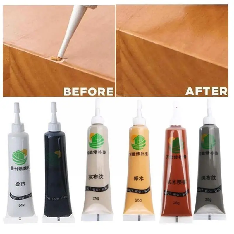 1pc Furniture Repair Cream Wood Refinishing Complementary Paint Beautifying Floor Agent Color Paste H7E4 | Краска для картин по