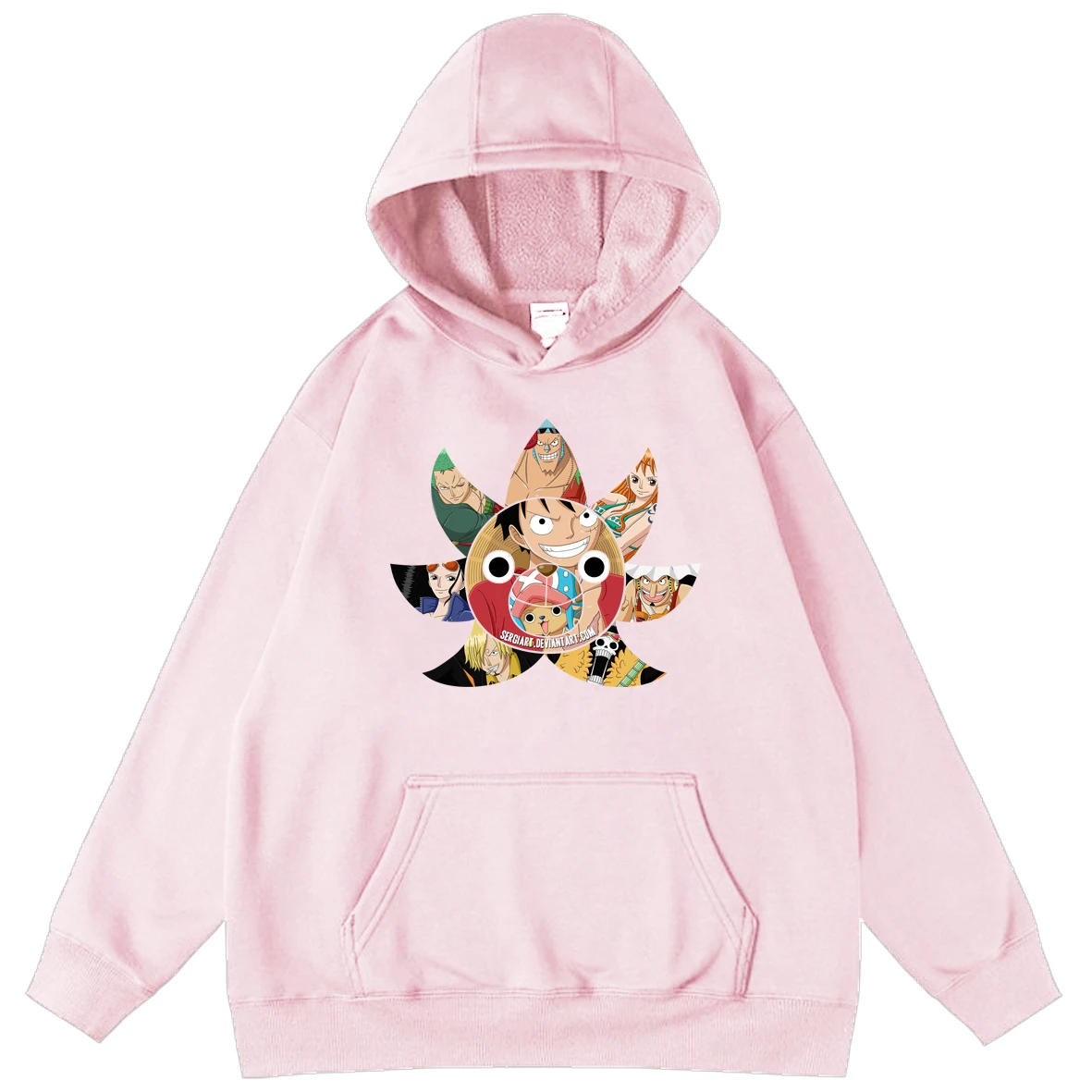 

ONE PIECE 2021 Anime Oversized Hoodie Pullover Children's clothing Sweatshirt Hoodies Long Sleeve Kid Cartoon Hooded Sweatshirts