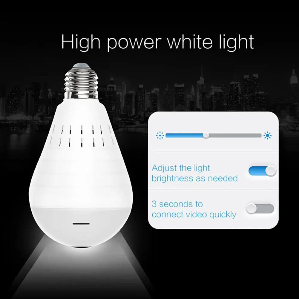 Панорамный VR беспроводная wifi камера мобильный удаленный мониторинг телефона