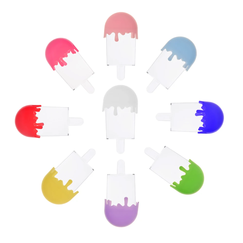 Пластиковая коробка для хранения поддельных ресниц прозрачный чехол мороженого