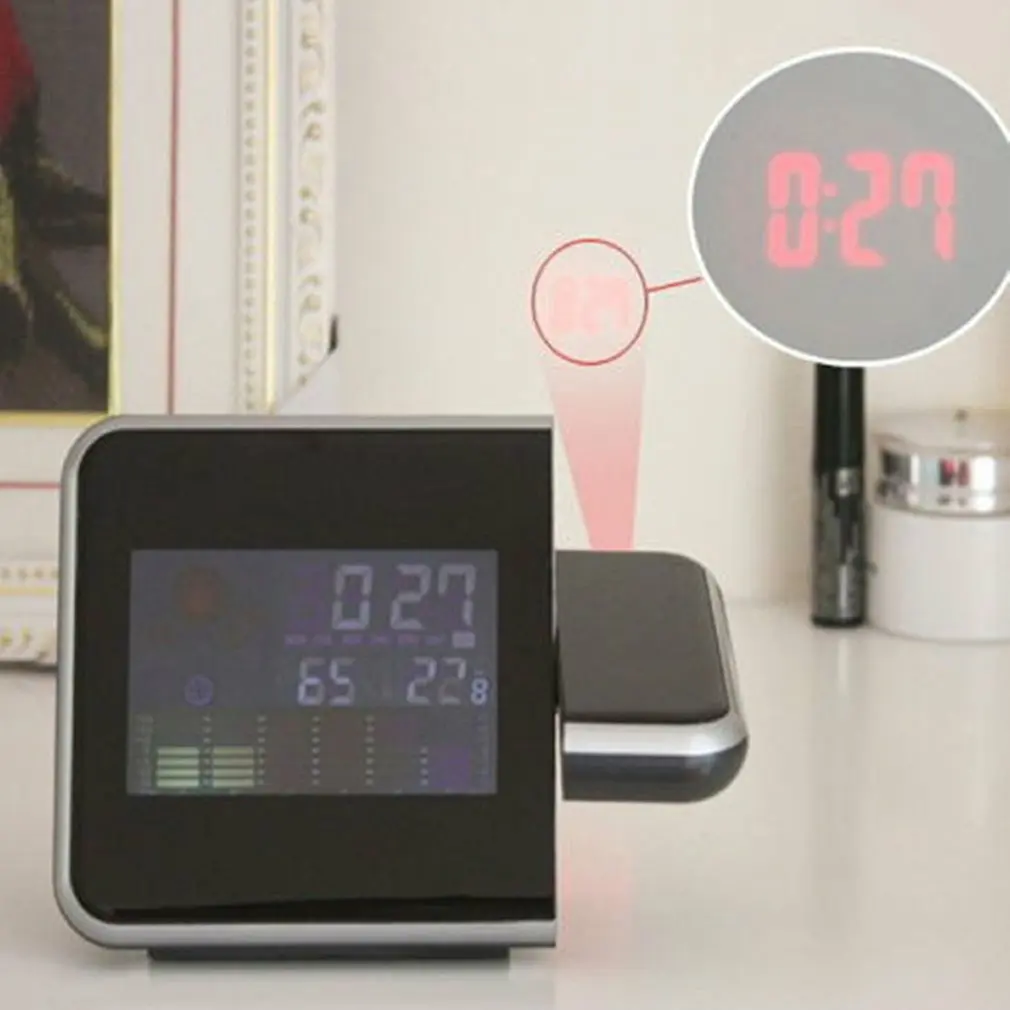 Креативные модные электронные часы с ЖК дисплеем погода 8190 проекционные повтор