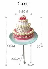 Cake 1 шт. полимерная для торта мощные клейкие крючки супер весовые крючки для кухни/ванной Прямая поставка - Цвет: Cake