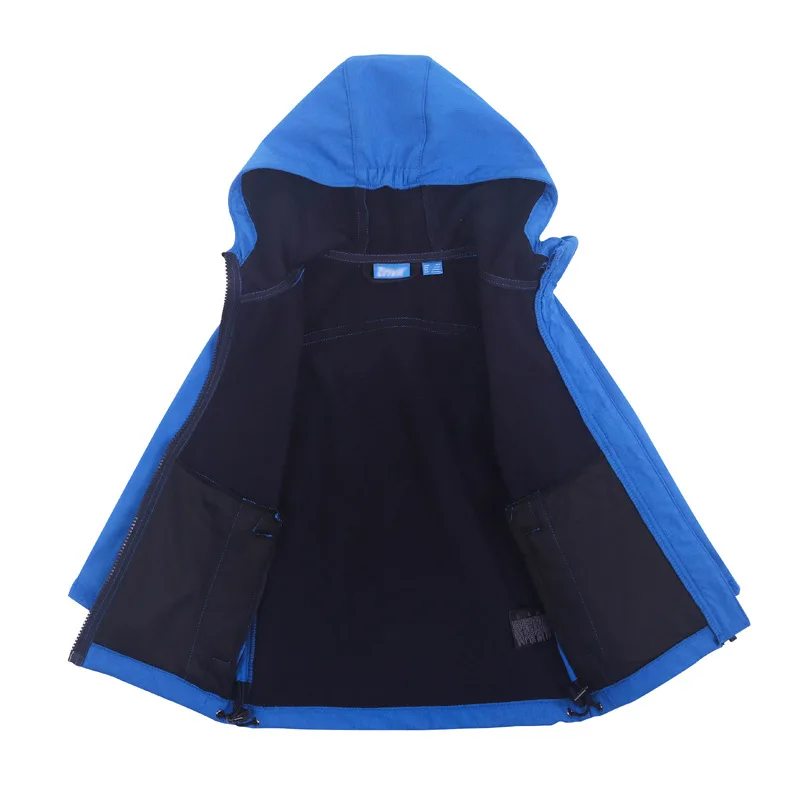 Детская куртка из мягкого флиса водонепроницаемая для активного отдыха